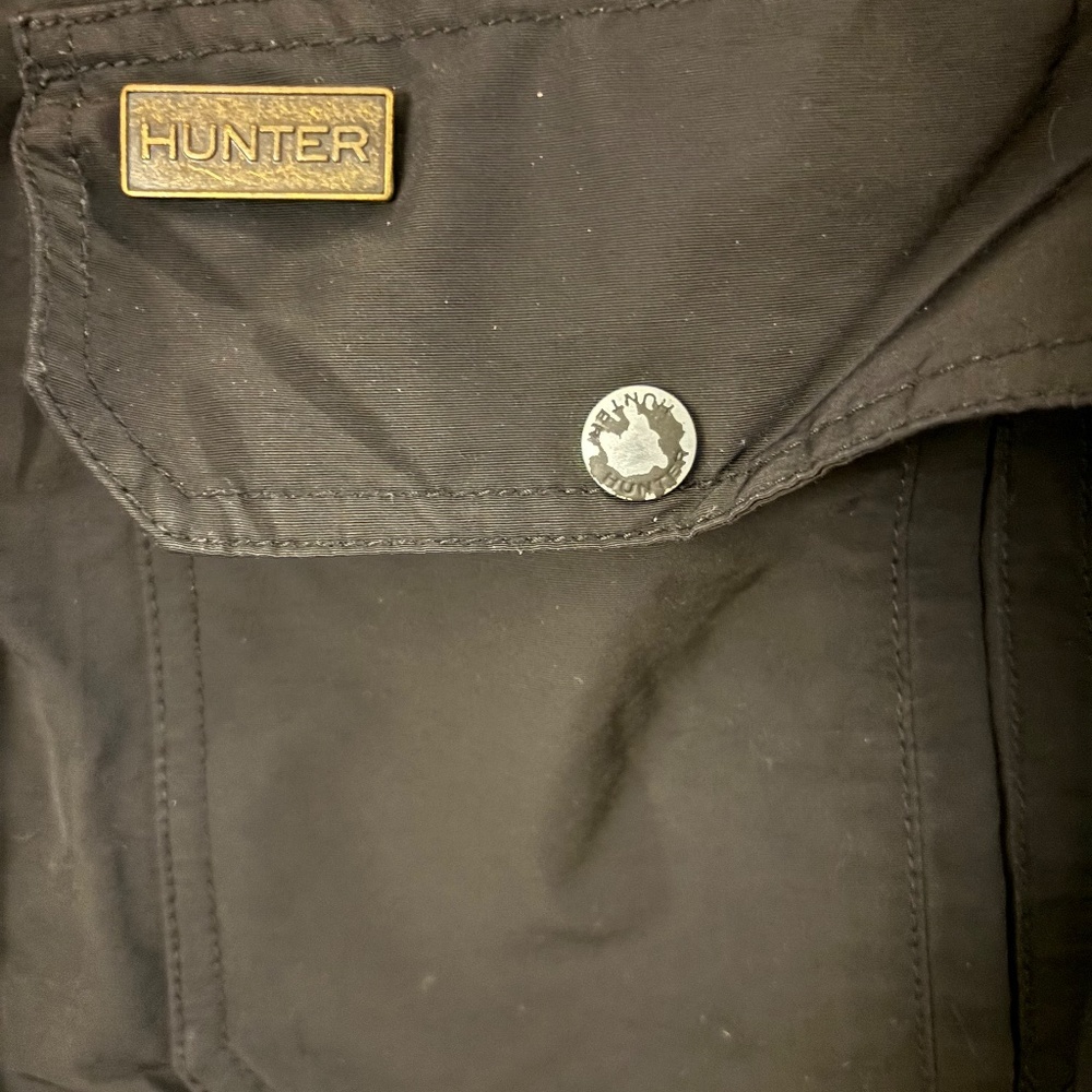 Hunter Rain Coat, size small, black, hooded - Picture 5 of 5